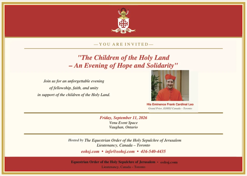 The Children of the Holy Land – An Evening of Hope and Solidarity